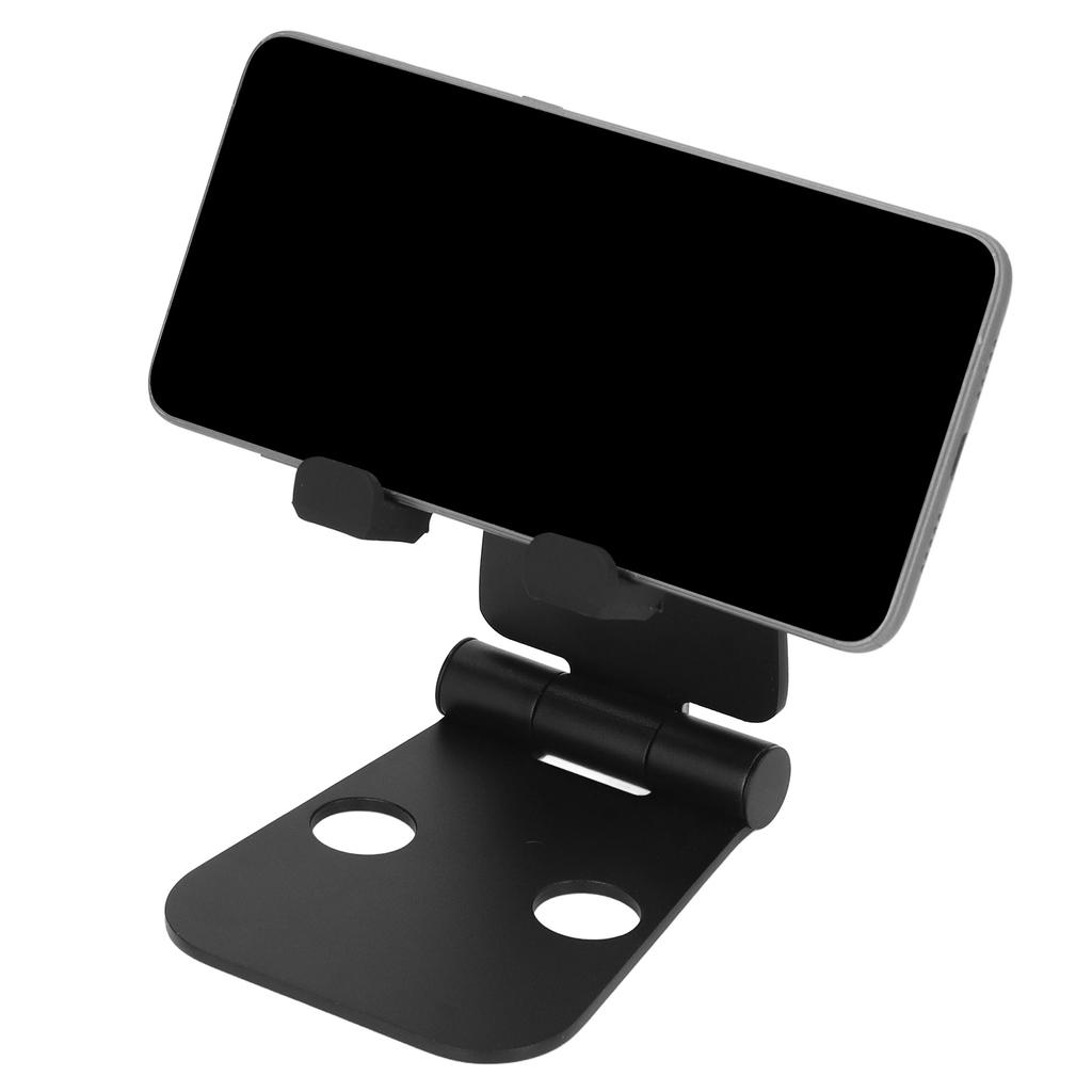 Подставка для телефона складная портативная черная двойная L-образная эргономичная конструкция настольная подставка для телефона для улицы