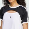 Adidas Originals Cali Tee Fashion Comfortable Casual Short Sleeve T-Shirt Women Tops White JZ6784