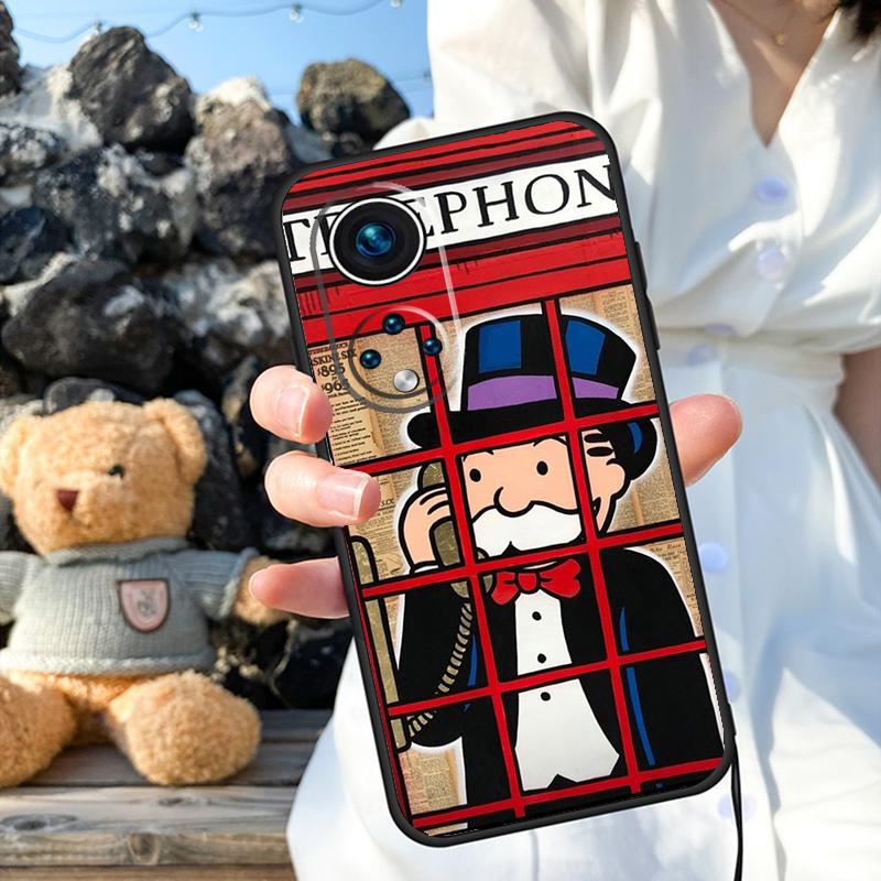 Dollar M-Monopolys Case For Honor Magic 6 Pro 90 70 50 Magic 5 Lite X6 X7 X8 X9 X6a X7a X8a X9a X8b X9b Cover