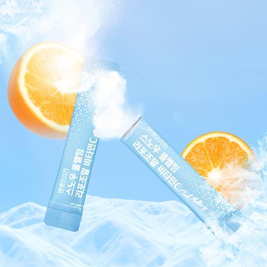 Enget Origin Snow Cool Тающий липосомальный витамин C (30 упаковок/1 месячный запас)