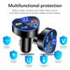 12-24V 5 Ports Car Charger Car Digital Lighter SCP/QC3.0 Super Fast Charging 4USB Phone Charger for IPhone Xiaomi Samsung Huawei