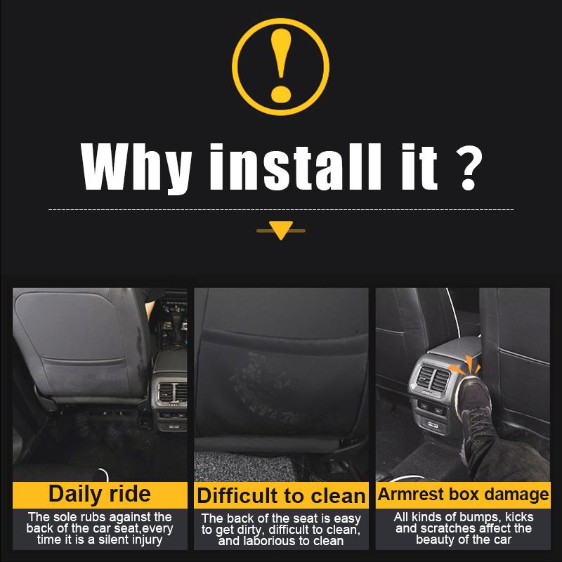 Кожаные автомобильные противоударные коврики, защитная накладка на спинку сиденья для Hyundai Tucson 2022 2023 NX4 Hybrid Interior