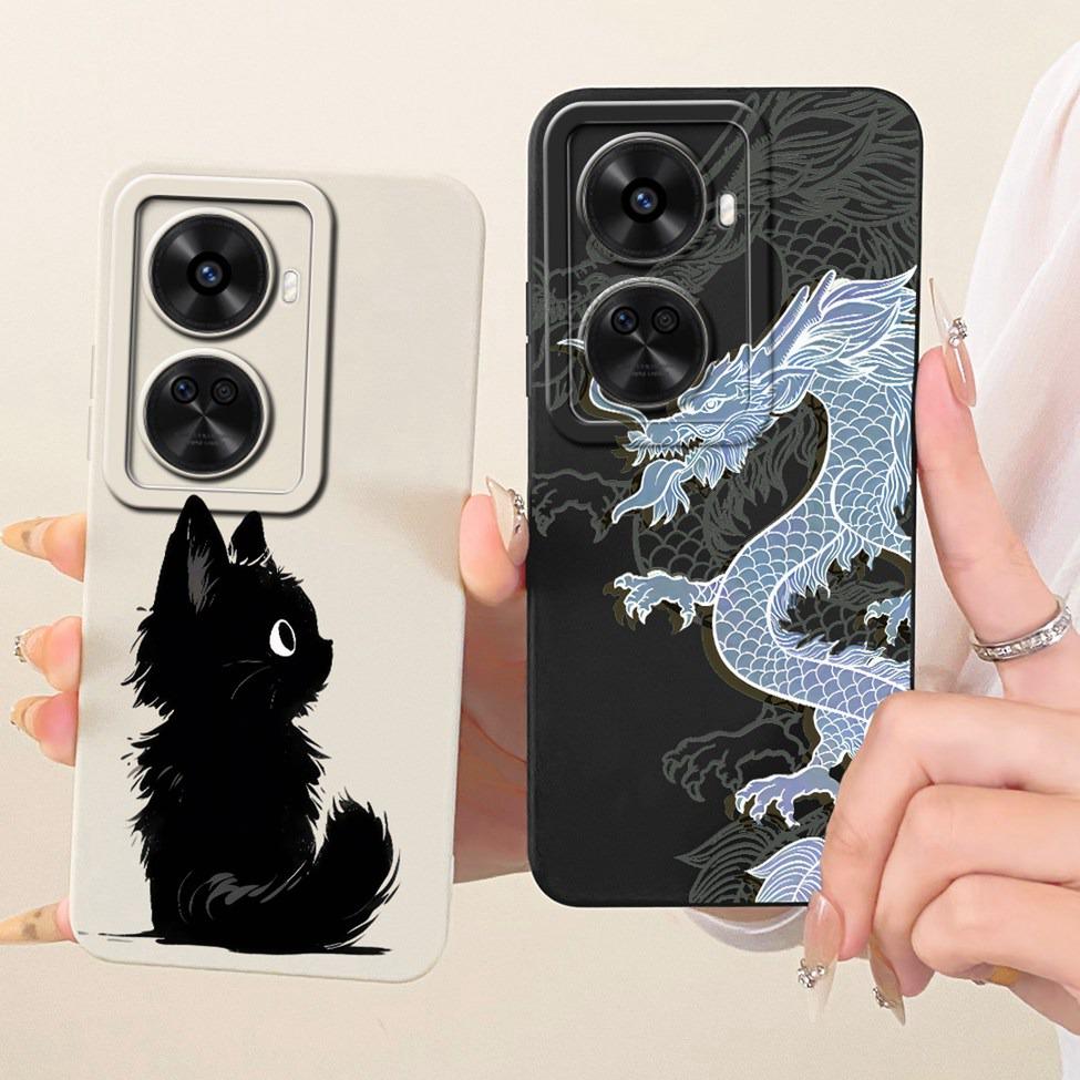 Для Huawei Nova 12 SE BNE-LX1 Чехол Для Huawei Nova 11 SE BON-AL00 Чехол Модный Мультяшный Милый Забавный Расписной Силиконовый Чехол для Телефона