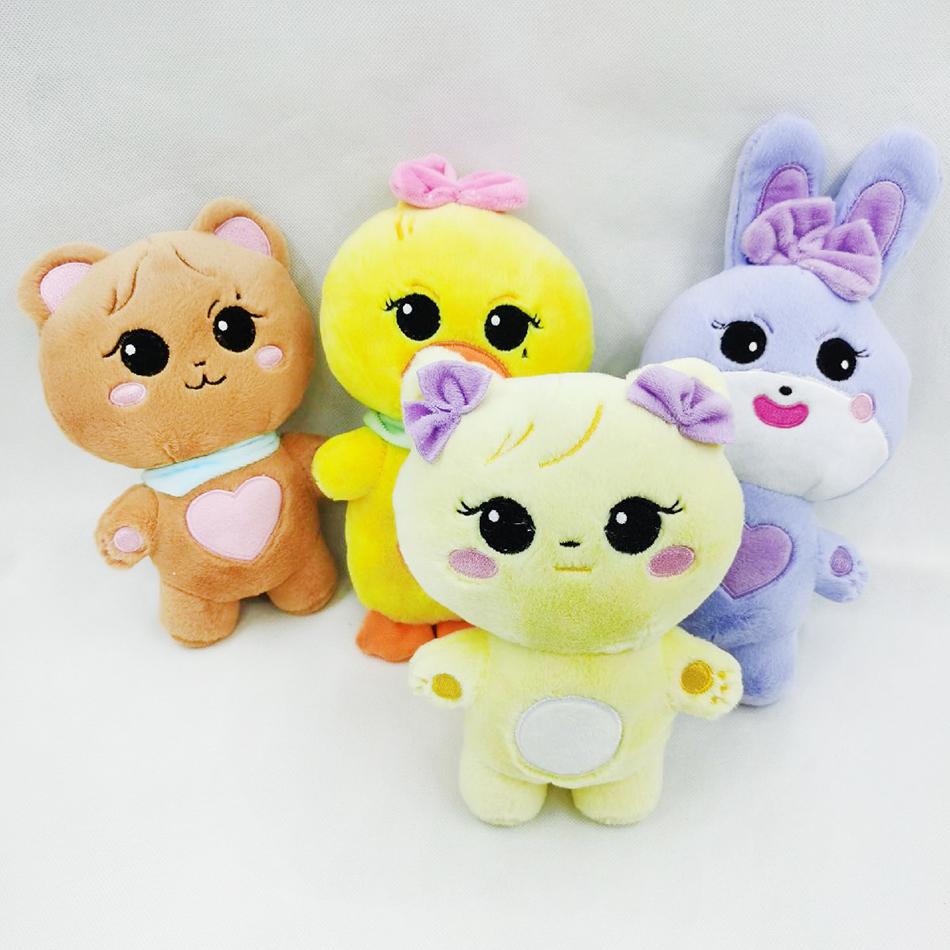 Новая розовая плюшевая кукла BORN PINK Мировой тур Официальные плюшевые игрушки Дженни Лиса Роз Джису Кавайные мягкие игрушки Игрушки Подарок фанату на день рождения