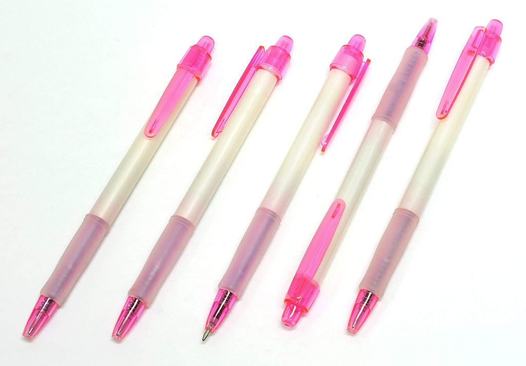 Пастельная шариковая ручка 904, набор 70 шт., розовая, T23-LE-904P-70-P