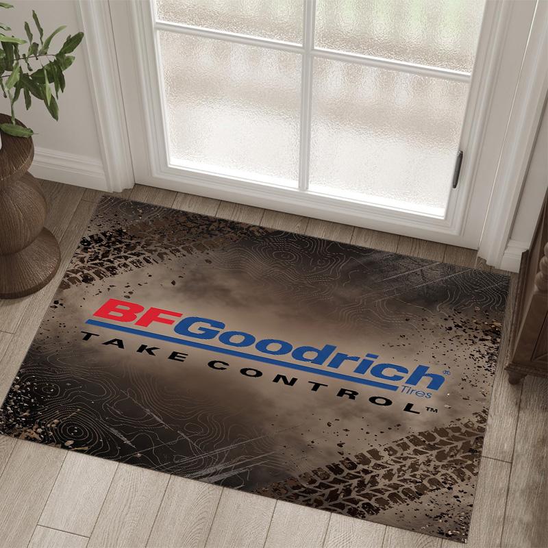 BFGoodrich Design Crystal Velvet Carpet Cozy Non?Slip Printed Rug For Bedroom Living Room Entrance