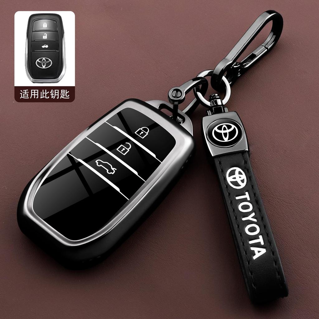 EBN5 Car Key Case Cover For Toyota CHR Hilux Fortuner Land Cruiser 200 Camry Corolla Crown RAV4 Highland