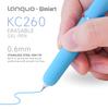 LANGUO 45/9 Цветов Стираемая Гелевая Ручка 0.6 мм Тонкий Наконечник Стираемые Ручки Поворотный Механизм Плавное Письмо Рисование Живопись Школьные Канцелярские Товары для Офиса