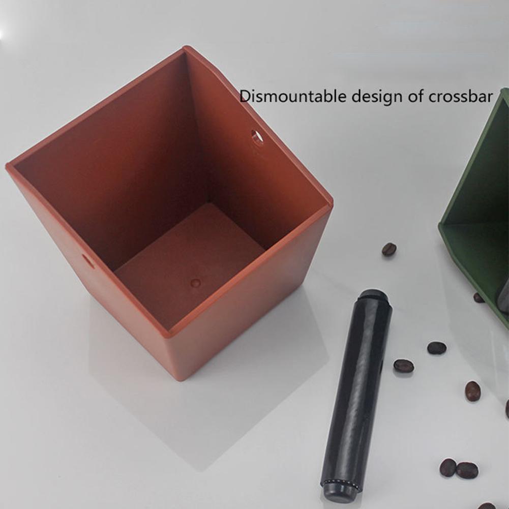 Мусорное ведро, противоскользящее, контейнер для кофейной гущи эспрессо, контейнер для кофейной гущи, контейнер для молотого кофе со скошенными краями, кофейный бар