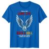 Wild Free Long Live Rock Roll Guitar Wings Unisexs Rock Music Tshirt