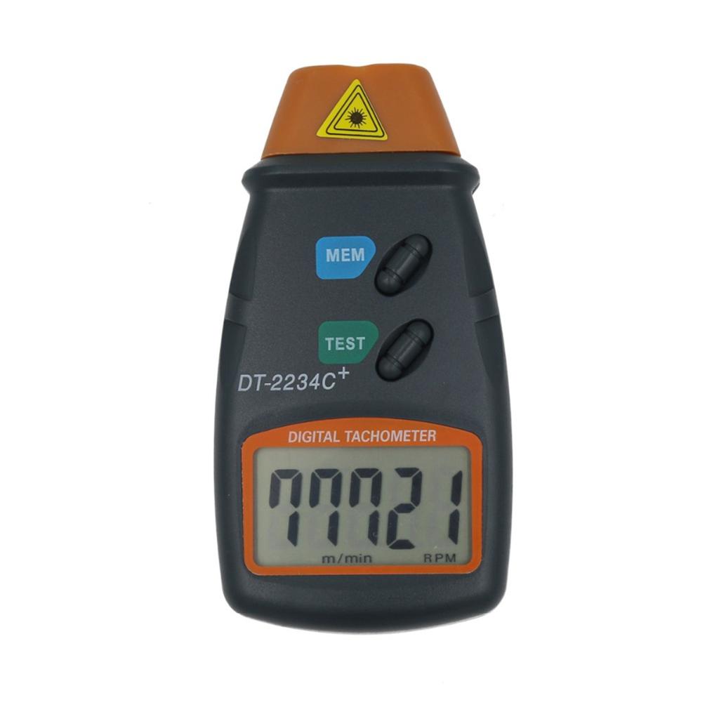 DT-2234C+ Цифровой лазерный тахометр Точность Фотоэлектрический тахометр Бесконтактный 2,5-99 999 об/мин Тестер об/мин Тахо Спидометр