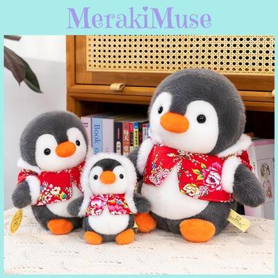 Милая Мультяшная Пингвин Плюшевая Игрушка Для Малышей Уют На Ночь Мягкое Набивное Животное Для Детей