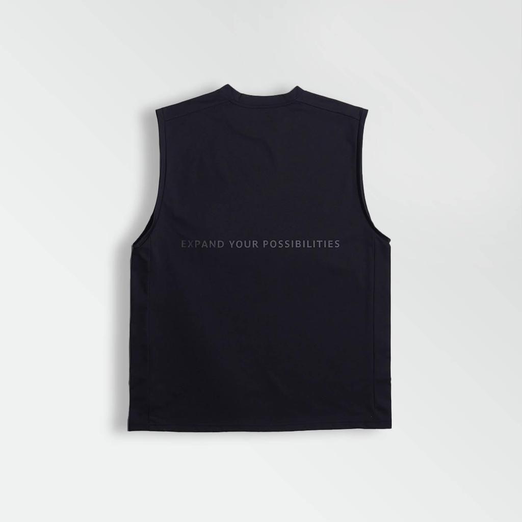 Футболка без рукавов HERO SUIT Muscle TEE Черный Красный [Ad Elm] (ФРГ)