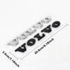 3D АБС Пластик Логотип-Буквы на Капот Автомобиля Volvo Значок Наклейка на Задний Багажник Аксессуары Для Volvo Rdesign XC60 XC90 V40 V50 V60 S60 S40
