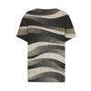 Women's T Shirt Tee Print Button Short Sleeve Daily Weekend Fashion Basic V- Neck Regular Top