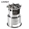 Lixada Portable Folding Wood Stove Outdoor Lightweight Stainless Steel Picnic Camping Cooking Wood