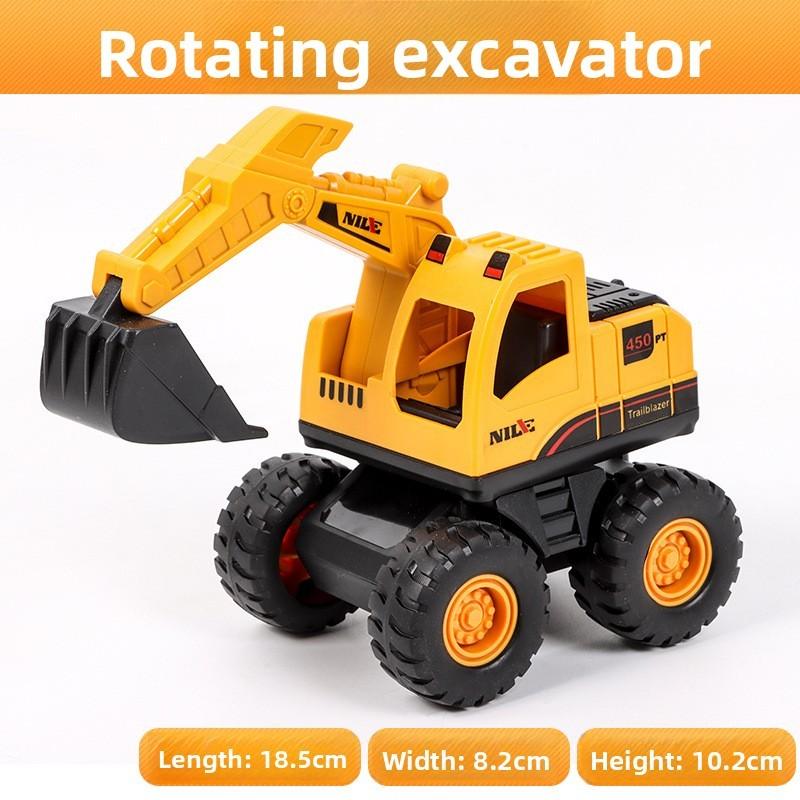 Excavator Inertia Large Dump Truck Set Toys Interactives Parts Plays Skills