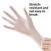 Disposable PVC Work Gloves Powder Free 100/200Pcs Waterproof Anti-oil for Car Washing Household Chores Food Prep
