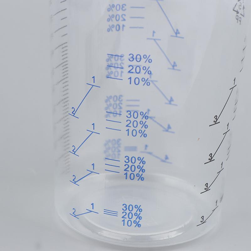 10/50 шт. калиброванных стаканчиков для смешивания красок, пластиковые стаканчики для смешивания красок, 600 мл, горшки для смешивания