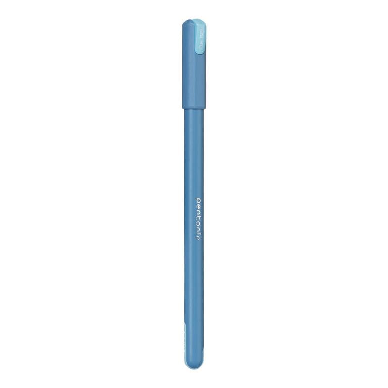 Pentonic Frost 0.6 mm Refillable Gel Pen Blue Ink for Office, School & Home Writing Pack of 1 X 10pcs