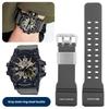 Ремешок для часов GWG1000 Для Casio G-Shock Маленький Mud King GG-1000 GWG-100 GSG-100 Водонепроницаемый Смола Силиконовая резина Ремешок для часов