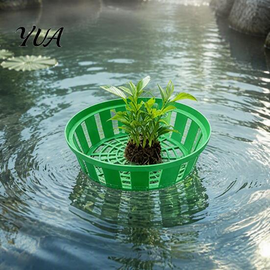 Plastic Planting Baskets for Water Features Hydroponic Planter Basket, Plant Grow Slotted Planter, Pond Containers Aquatic Holder Ponds Aquariums Fish