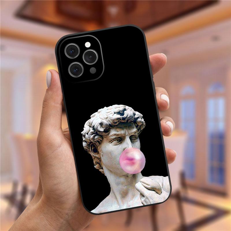 Винсент Ван Гог Звездная ночь цветок чехол для телефона для iPhone 13 12 11 Pro Max Mini X XR XS 8 7 6S Plus Мона Лиза Дэвид Мягкий чехол