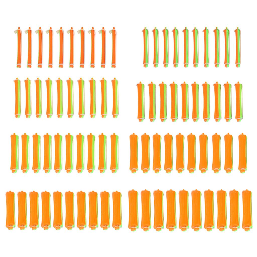 40 шт. бигуди для химической завивки с резинками, бигуди для холодной завивки, бигуди для завивки, бигуди-завиватели, парикмахерский инструмент для укладки