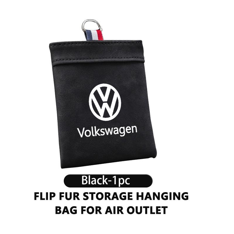For Volkswagen VW Car Air Outlet Storage Bag Dashboard Tidying Organizer Box Scirocco Jetta Beetle Golf 4 5 6 Passat Polo B5 zr6