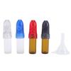 4PCS Portable Spices Dispenser with Knob Switch PP Refillable Mini Spices Storage Bottle Salt and