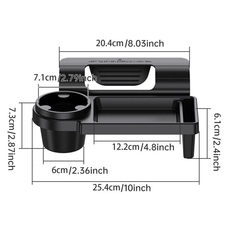 Ящик для хранения на окно автомобиля, органайзер для хранения стаканов с водой, многофункциональный органайзер для автомобильного сиденья, лоток для карт, мобильных телефонов, ключей