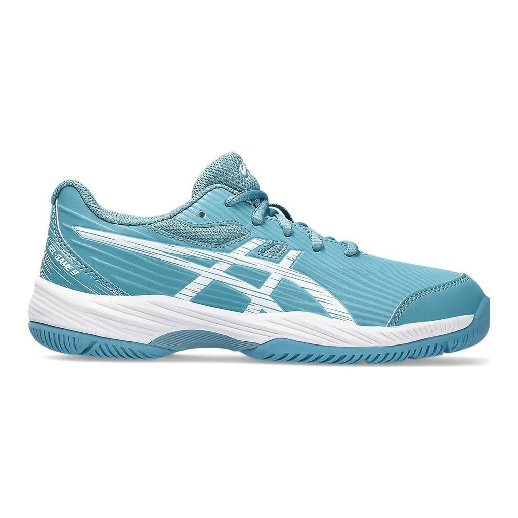 Asics Детские кроссовки Gel Game 9 GS Gris Blue белые 1044A052-402