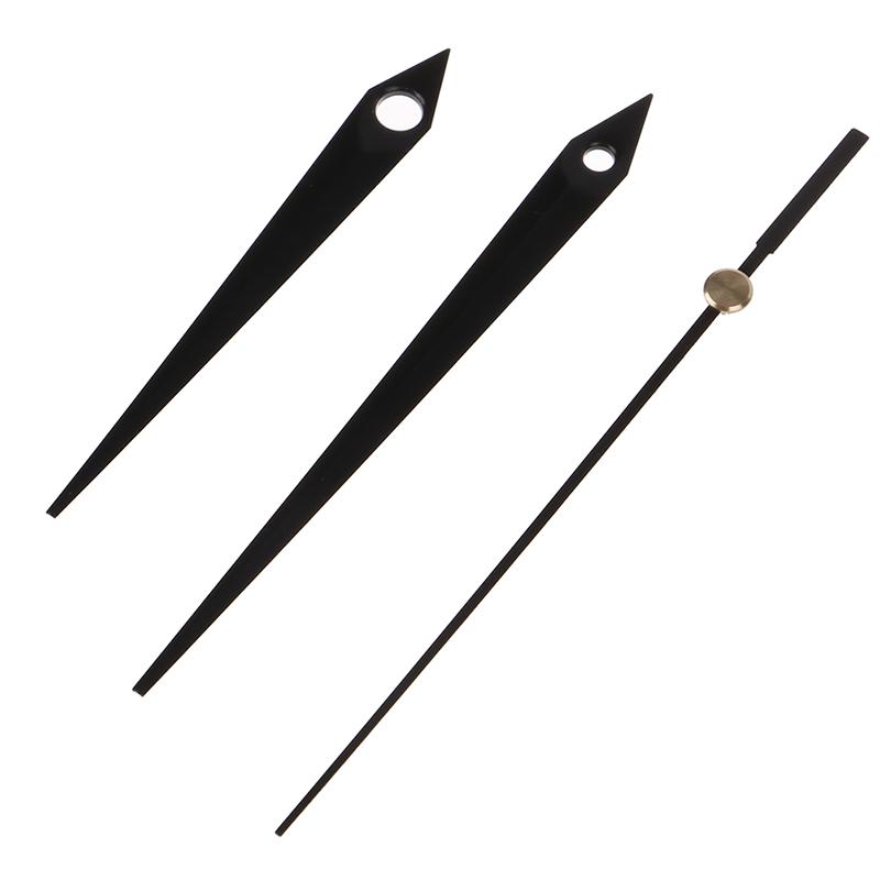 Кварцевый часовой механизм Механизм Черные стрелки DIY Настенные часы Ремонтный комплект Инструмент