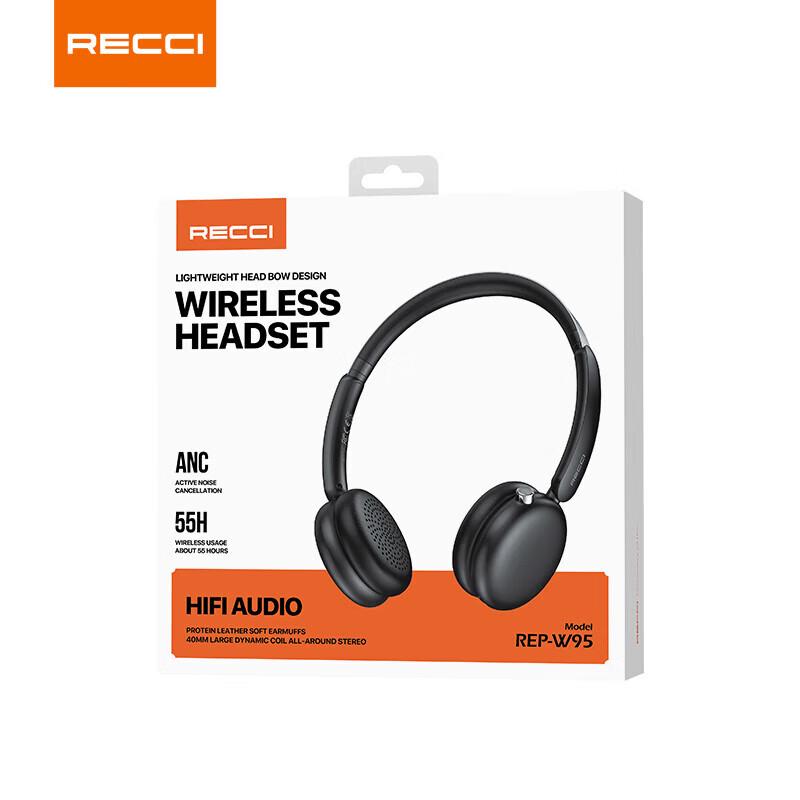 Recci ANC Noise-Cancelling Wireless Headphones