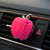 Автомобильный освежитель воздуха в форме яблока с цветочно-декоративным дизайном зажима для вентиляционного отверстия, включая вставки для ароматерапии, идеально подходит для аксессуаров для салона автомобиля
