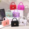 2024 PVC Jelly Mini Crossbody Bag - Hollowed-Out Design, Coin Purse, Silica Material