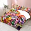 Цветочный Постельный Комплект Растения Пододеяльник Комплект Чехол для Одеяла с Наволочкой для Декора Спальни Подарок на День Рождения Подарок на Хэллоуин Рождественский Подарок
