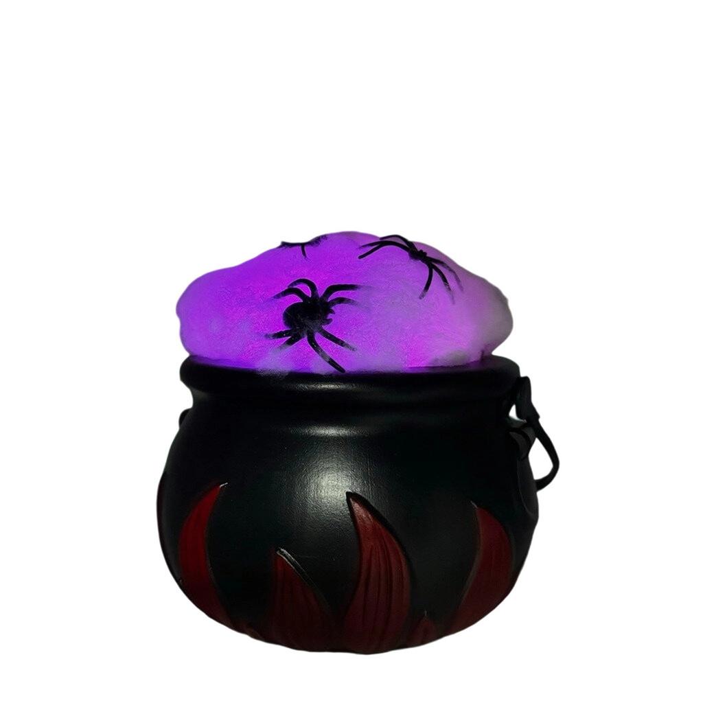 Funny Halloween DIY Witch Color Changing Stirring Pot Set Party Desktop Decoration Ornaments Cos Witch Props