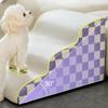 Pet Ramps Dog Slope Stairs Durable Extra Wide Non Slip 2-tiers Steps for Cat and