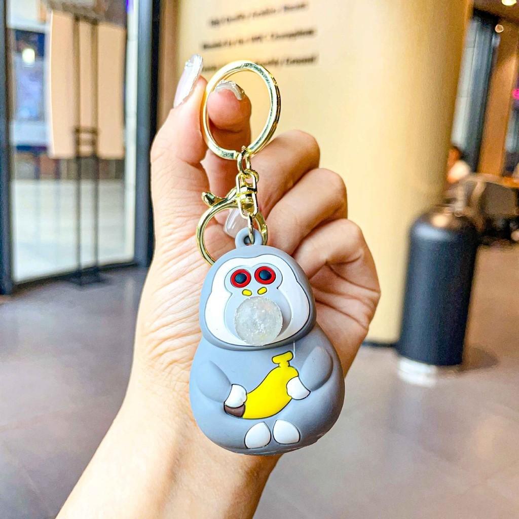 Cute Capybara Dudu Bubble Keychain Durable Silicone Gift For Women And Kids In Various Colors