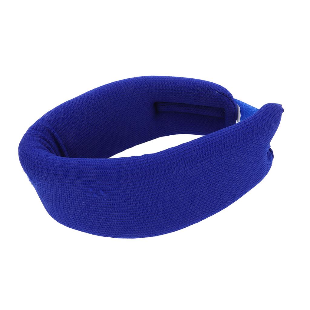 Поролоновый шейный бандаж Регулируемый шейный бандаж для поддержки шеи при боли в шее Давлении Мягкий шейный воротник для дома Темно-синий S