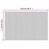 Bamboo Room Divider Gray Width 250 cm Height 165 cm