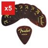 Fender Teardrop Guitar Picks, Medium, Shell (10 Pack)