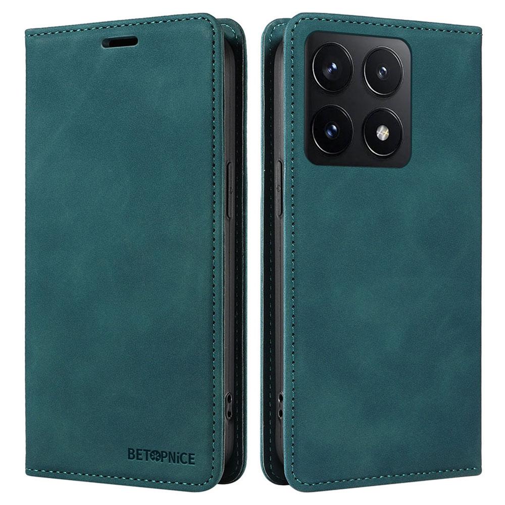BETOPNICE 003 Для Xiaomi 14T Чехол-бумажник Кожаная обложка для телефона с подставкой