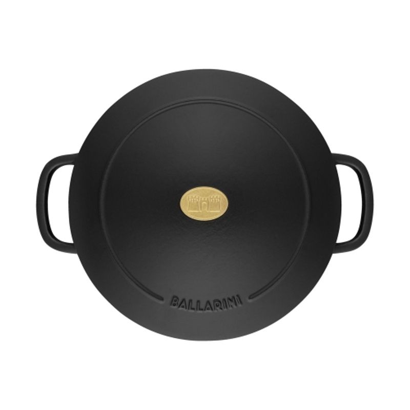 Ballarini Bellamonte Cocotte Round Cast Iron Pan 24cm Black (Tax Included)