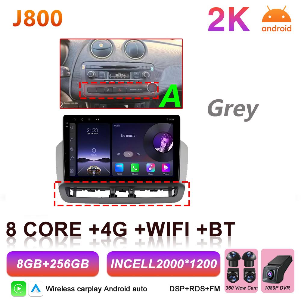 Автомагнитола Android Auto для Seat Ibiza MK4 6J 2009 2010 2012 2013 2014 2015 Carplay Мультимедийный Видео Плеер Стерео Навигация GPS