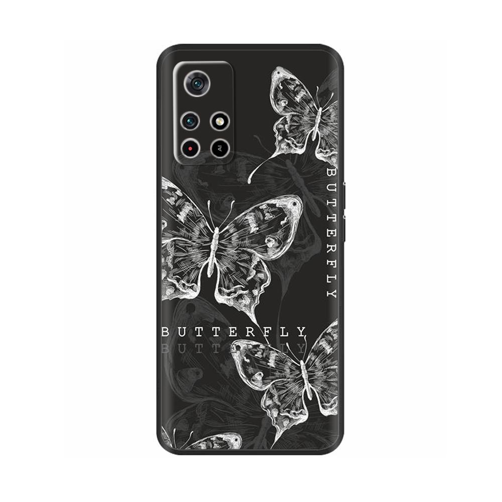 Для Poco X4 Pro 5G Poco M4 Pro Чехол Милый Мультяшный Мягкий Жидкий Силиконовый Чехол для Телефона Задняя Крышка Для Xiaomi Poco M4 Pro 4G Fundas Coque