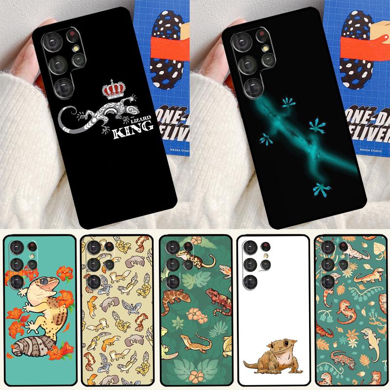 Чехол для телефона с ящерицами и гекконами для Samsung Galaxy S25 Ultra S24 Ultra S9 S10 S20 S21 S22 Plus S23 S24 FE