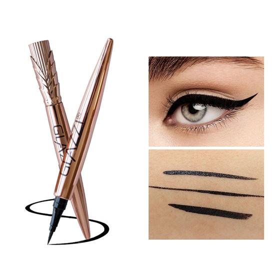 Жидкая подводка для глаз Карандаш Быстросохнущая Водостойкая Устойчивая к поту Стойкая Неразмазываемая подводка для глаз