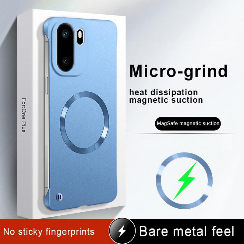 Тонкая рамка с магнитным чехлом Magsafe для OnePlus Ace 6T 6 5 Pro 3 2 One Plus 15 13s 13R 13t 12 Ультратонкая защитная крышка для камеры